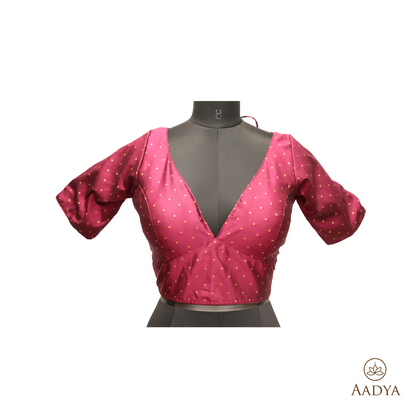 Readymade Satin Silk Butti Blouse