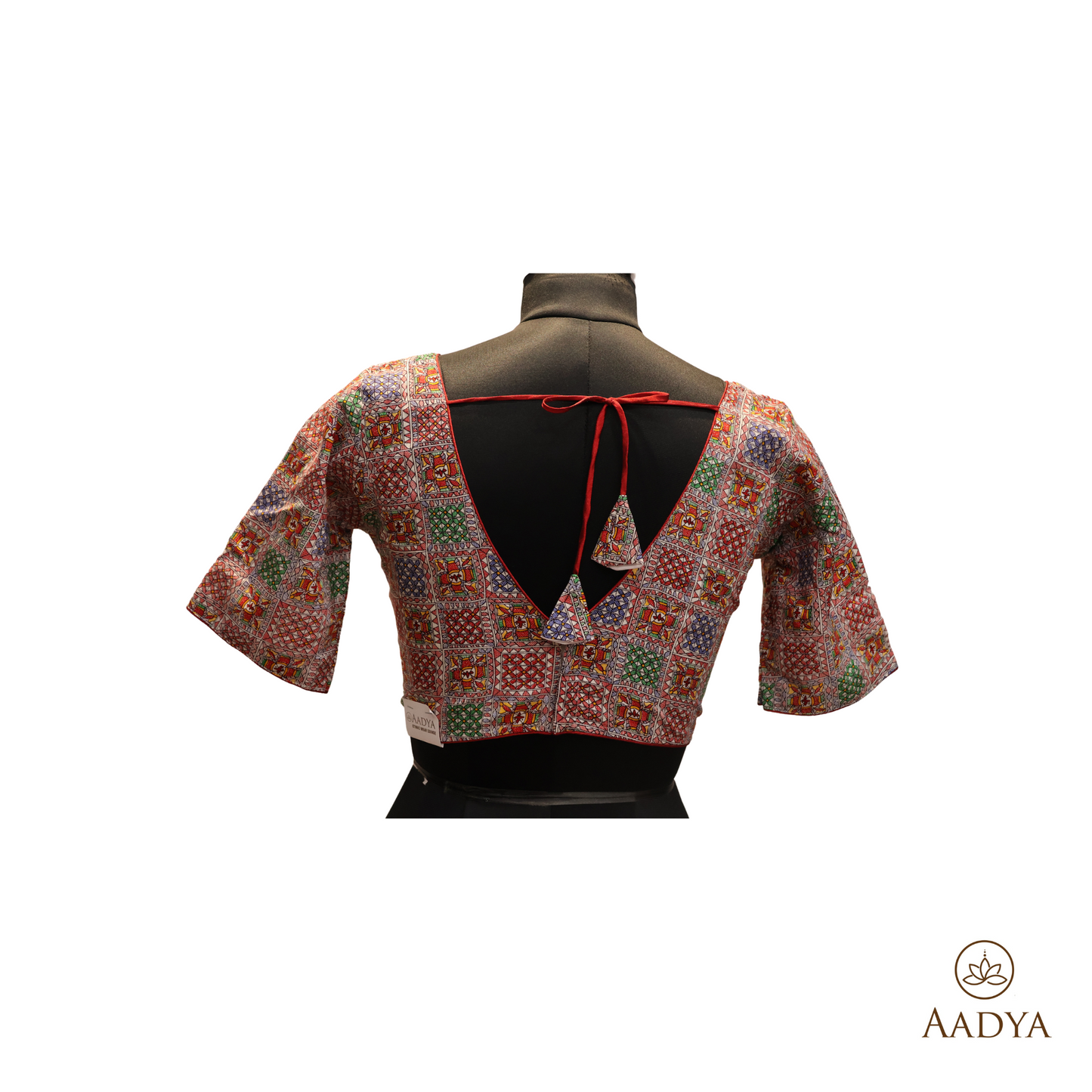 Premium Cotton Readymade Blouse With Printed Pattern