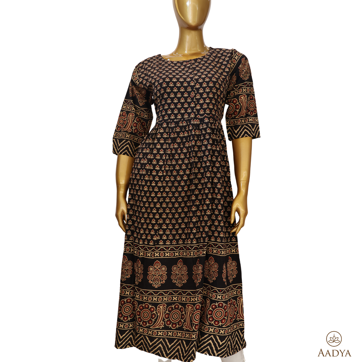 Kalamkari Flair Type Cotton Kurti