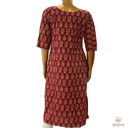 RED COLOR LONG KURTHI